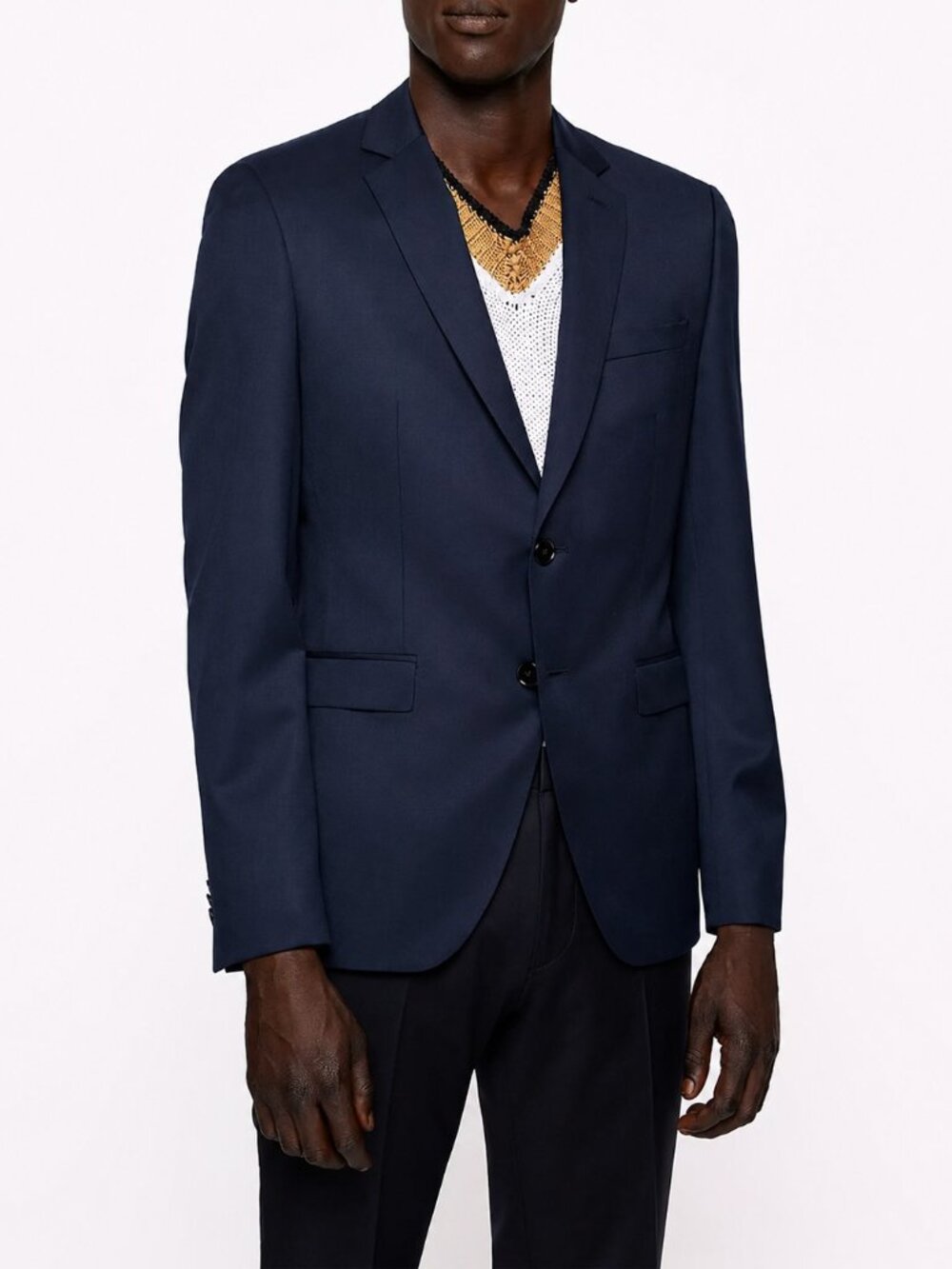 BOSS HUGO BOSS Slim-Fit Wool Serge Sport Jacket Blazer 42R